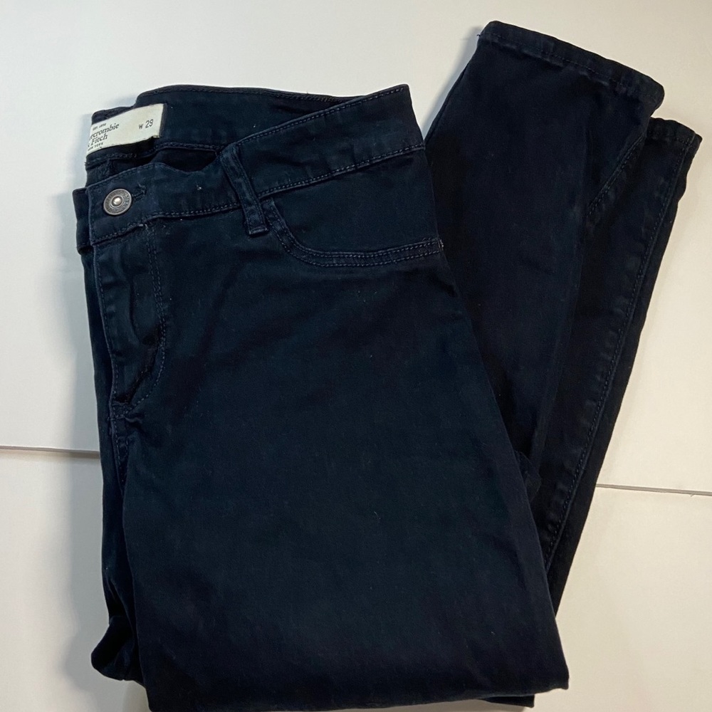 Abercrombie & Fitch Dark Blue Skinny Jeans